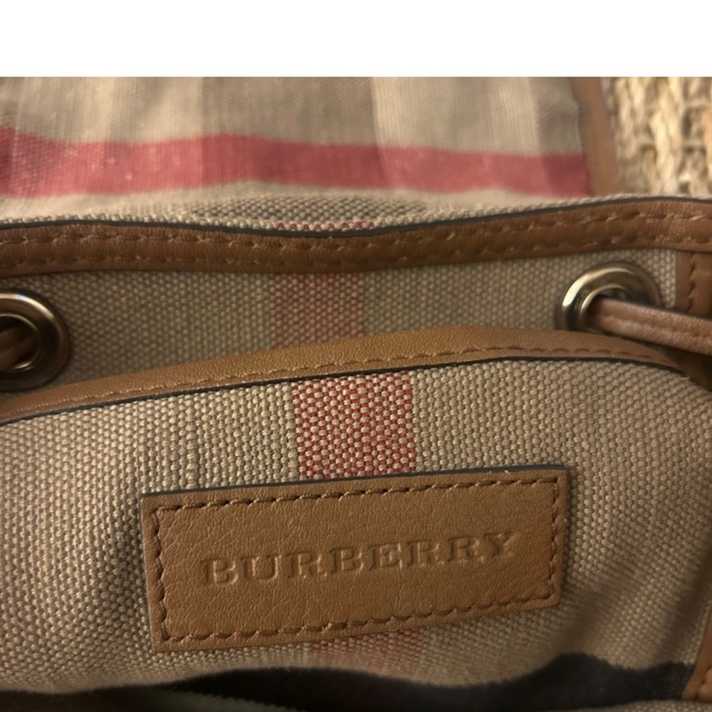 Authentic Burberry Canvas Backpack - image 6